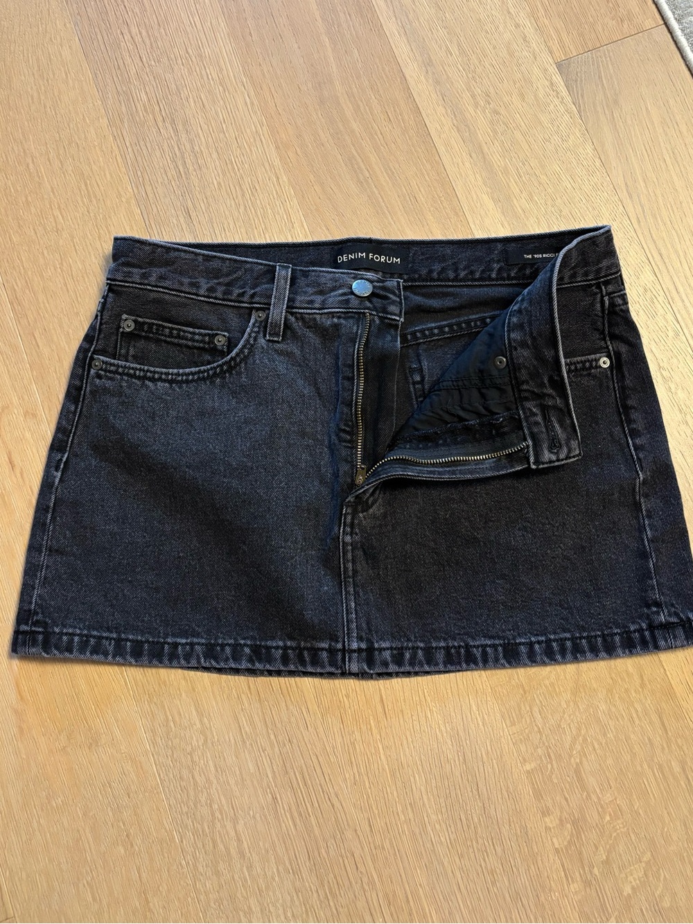 DENIM FORUM mini skirt